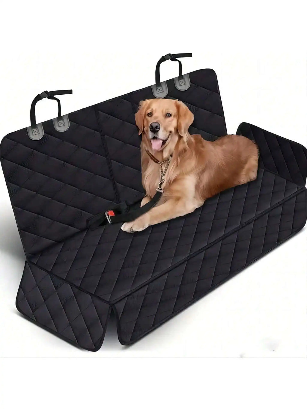 La funda impermeable de felpa para asiento de coche de perro con acceso al reposabrazos