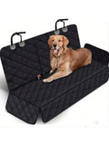 La funda impermeable de felpa para asiento de coche de perro con acceso al reposabrazos
