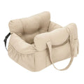 La cama de asiento para perros pequeños The Fur Secure con cinturón de seguridad