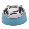 El cuenco Fur Tilted de acero inoxidable para gatos y cachorros