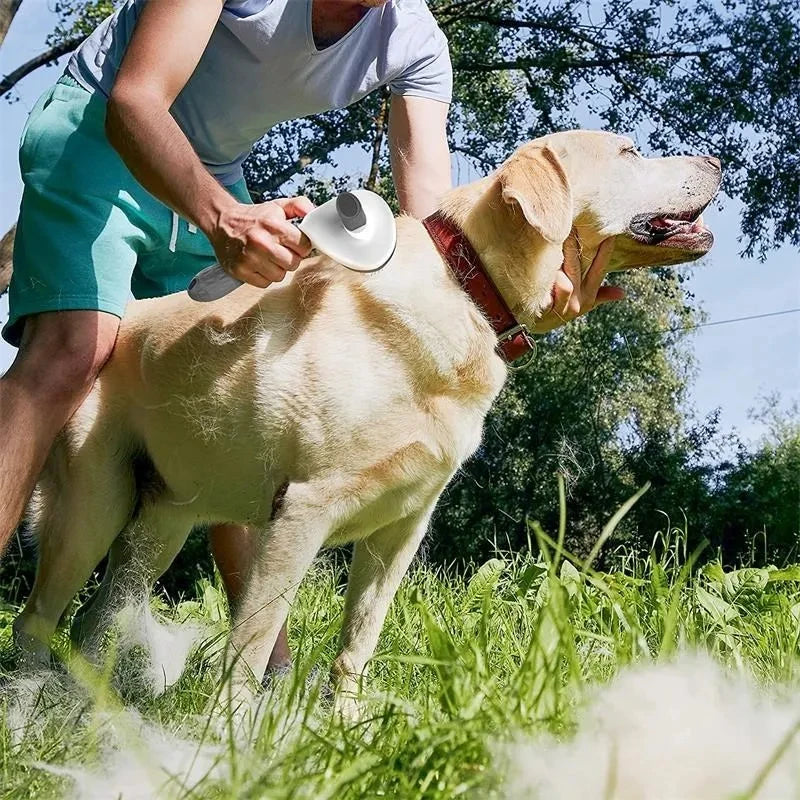 The Fur Self-Cleaning Pet Grooming Brush