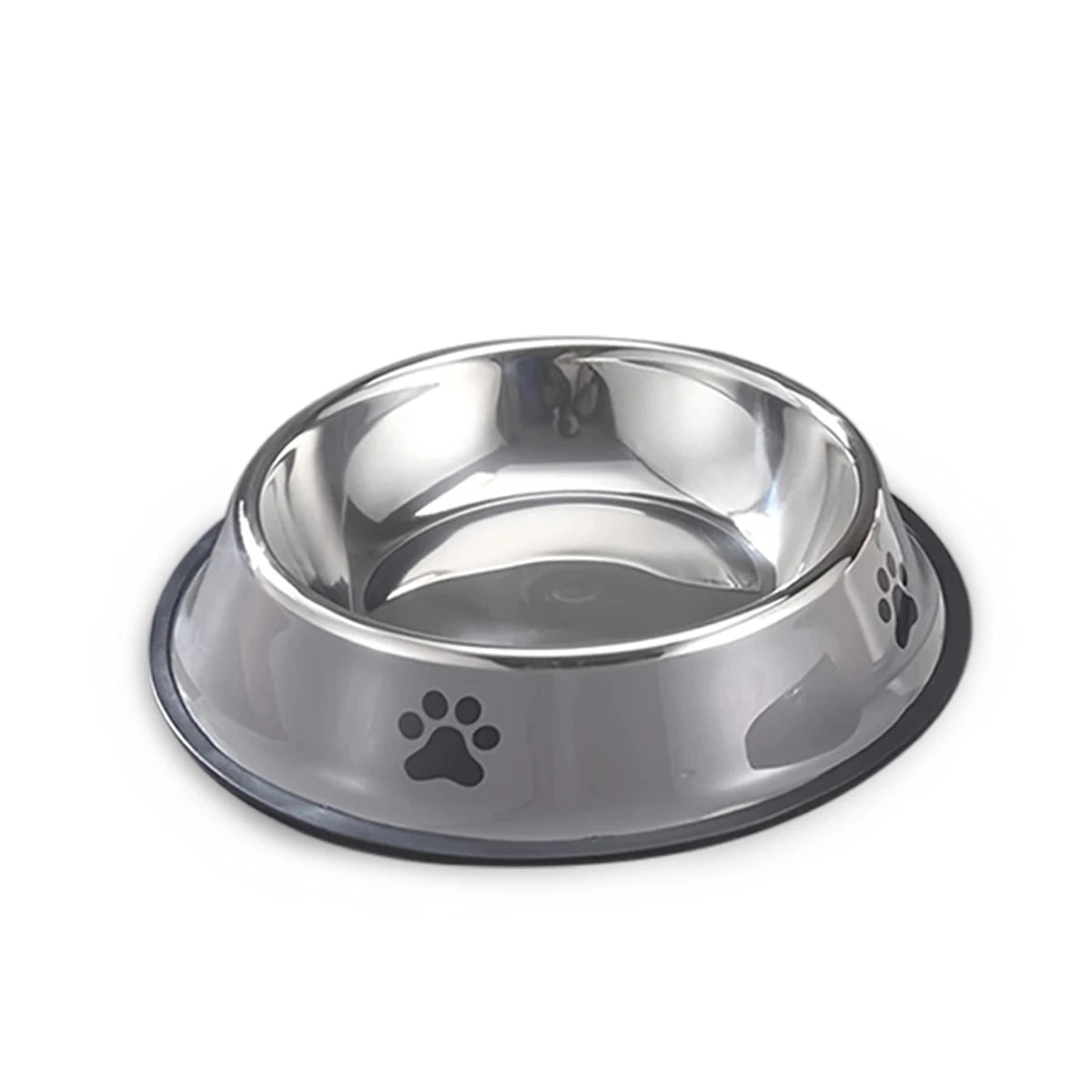 El cuenco de acero inoxidable Fur para mascotas