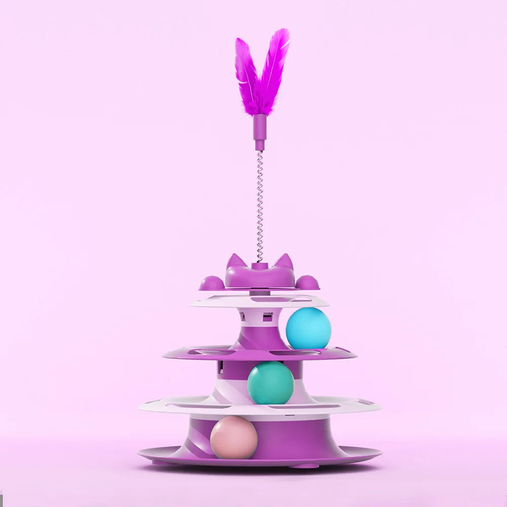 El juego de juguetes Fur Interactive Cat Turntable