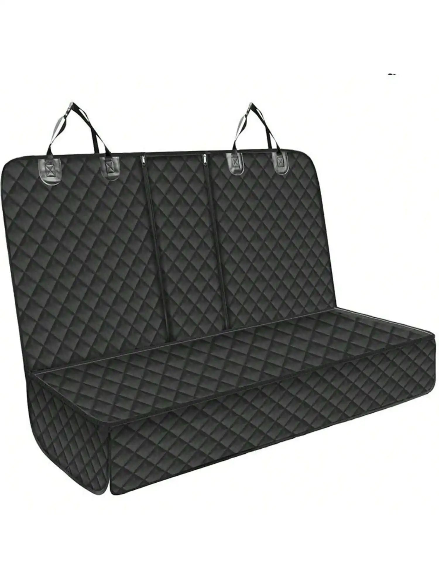 La funda impermeable de felpa para asiento de coche de perro con acceso al reposabrazos
