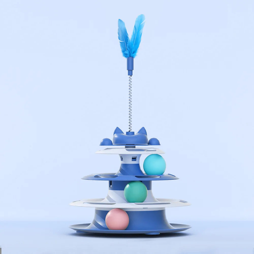El juego de juguetes Fur Interactive Cat Turntable