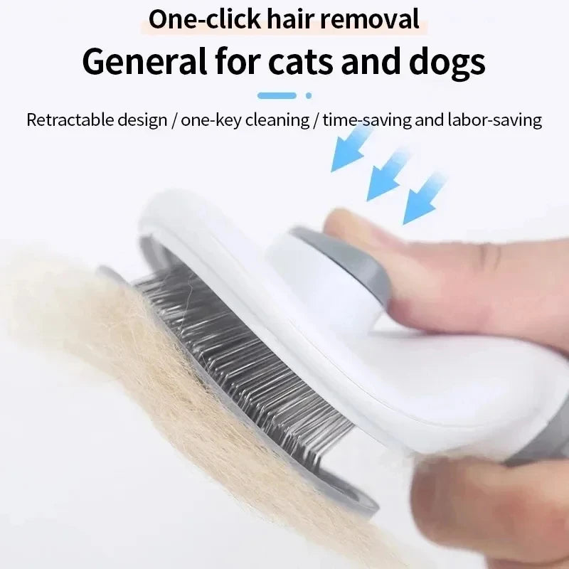 The Fur Self-Cleaning Pet Grooming Brush