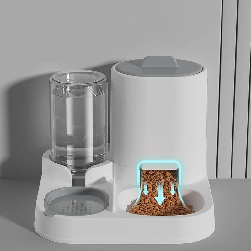 El cuenco 2 en 1 para comida y agua de mascotas Fur