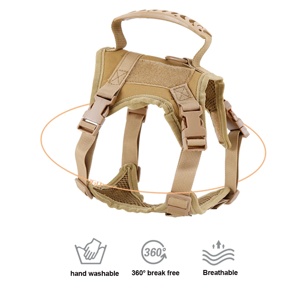 El chaleco arnés táctico anti-escape para gatos The Fur