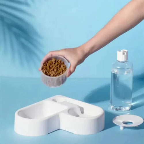 The Fur 2-in-1 Pet Food and Water Bowl Set