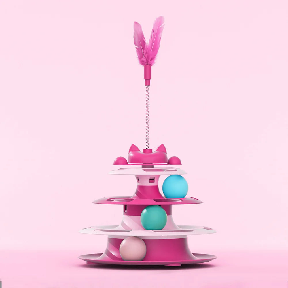 El juego de juguetes Fur Interactive Cat Turntable