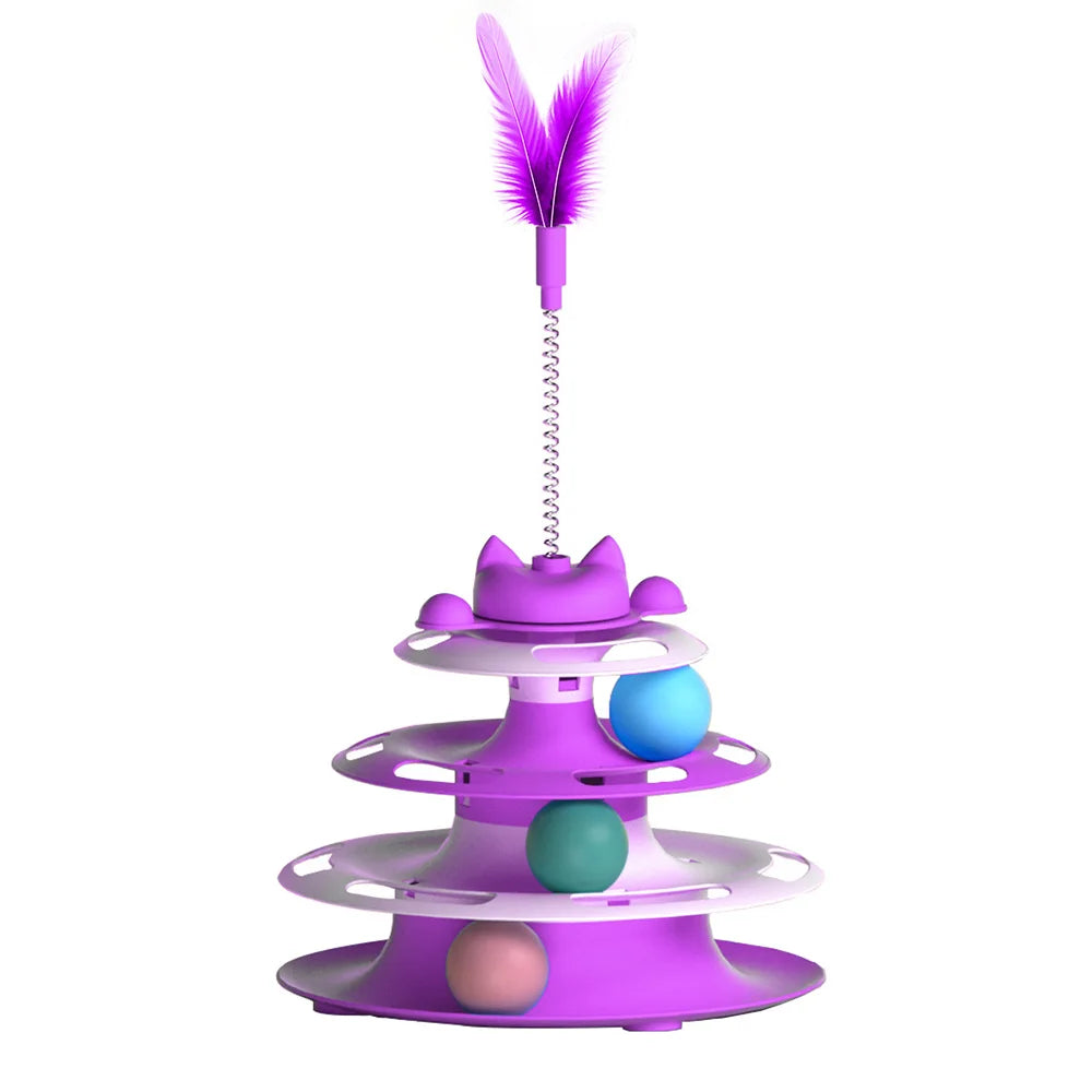 El juego de juguetes Fur Interactive Cat Turntable