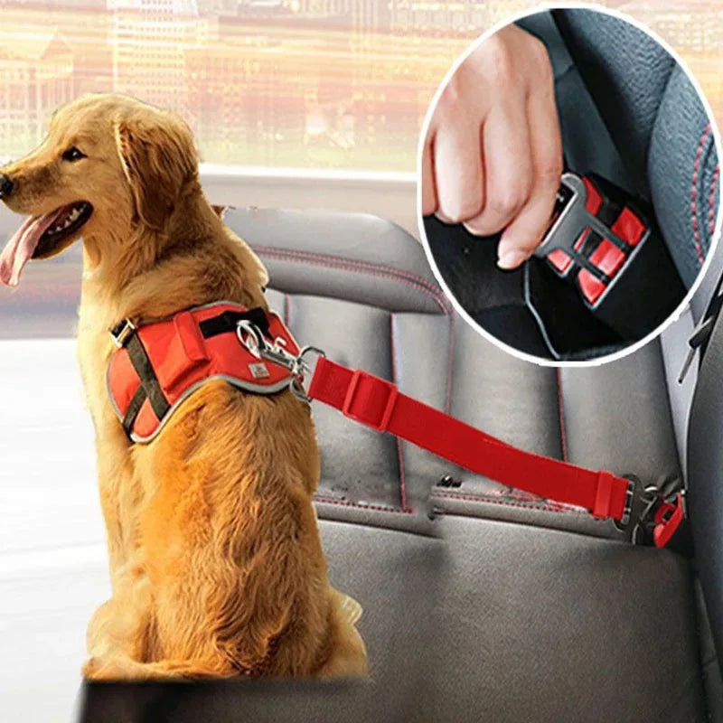 El clip ajustable para cinturón de seguridad para coches de mascotas Fur