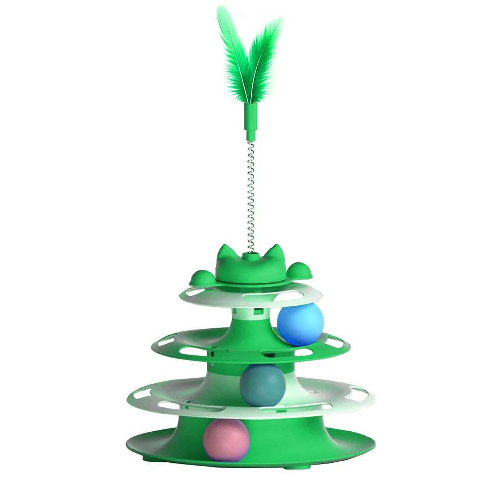 El juego de juguetes Fur Interactive Cat Turntable