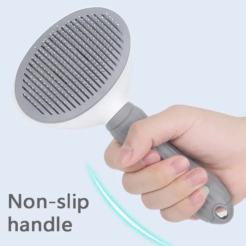 The Fur Self-Cleaning Pet Grooming Brush