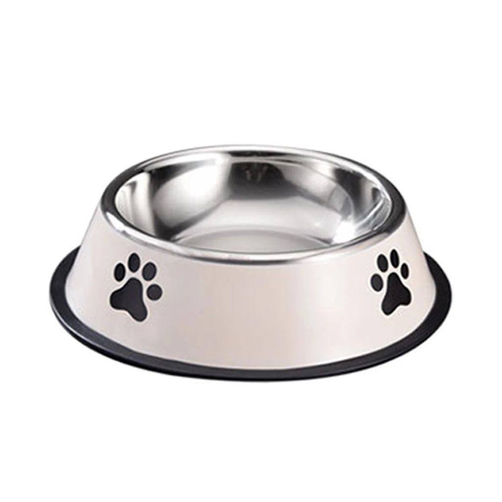 El cuenco de acero inoxidable Fur para mascotas