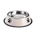 El cuenco de acero inoxidable Fur para mascotas