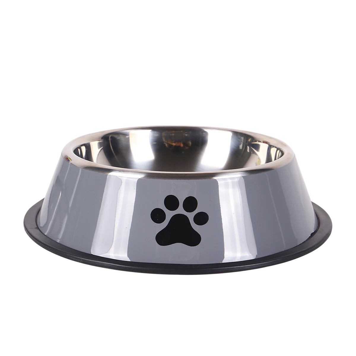 El cuenco de acero inoxidable Fur para mascotas