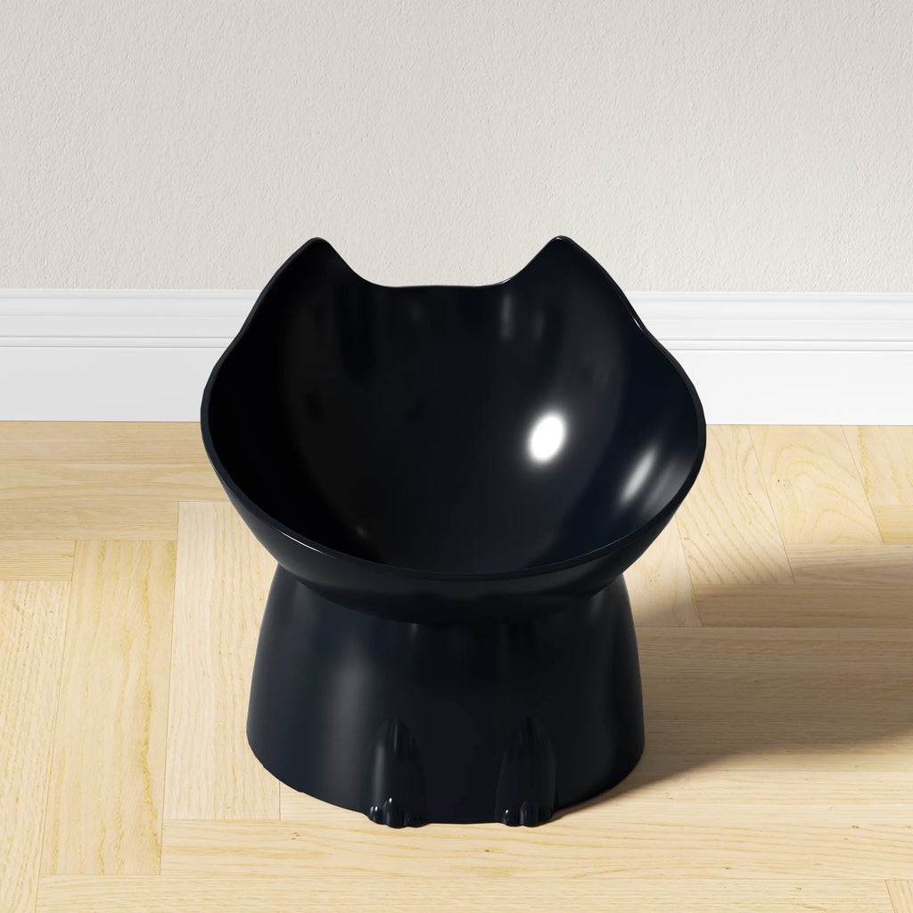 El cuenco elevado antitropie para gatos Fur
