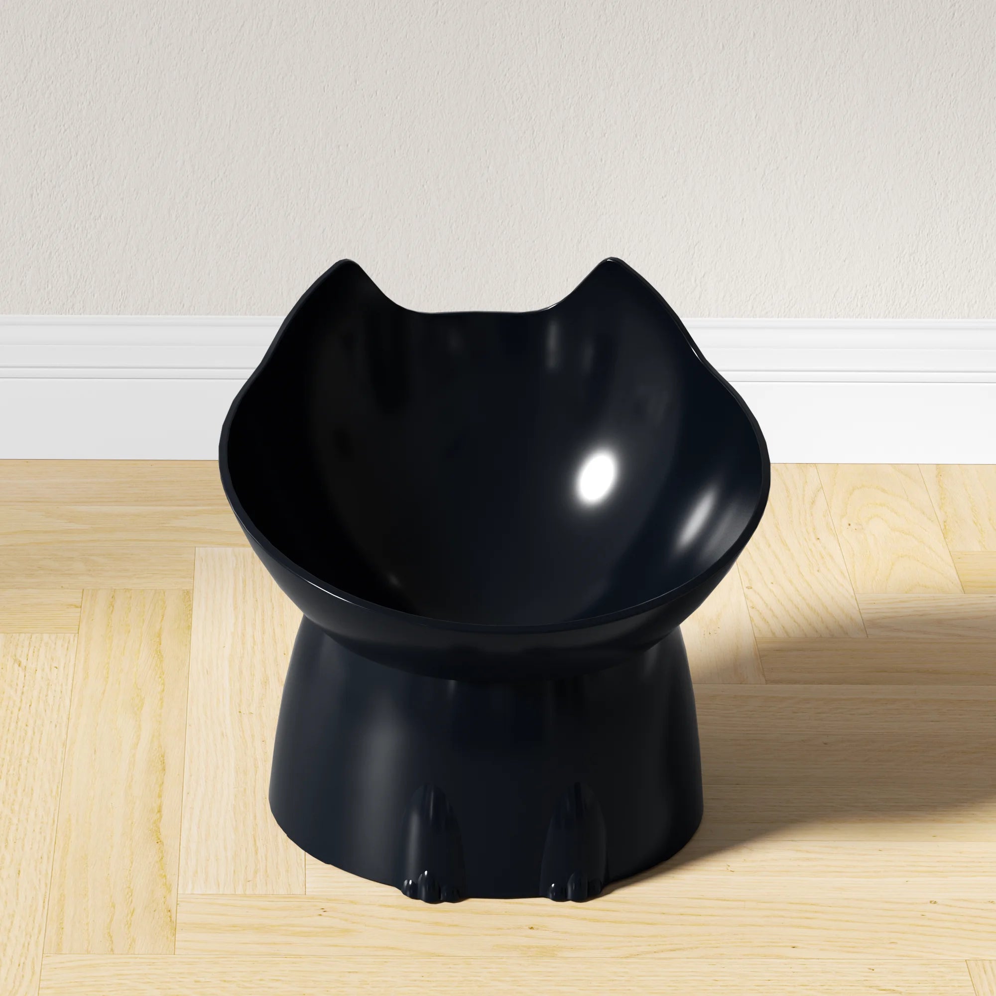 El cuenco elevado antitropie para gatos Fur