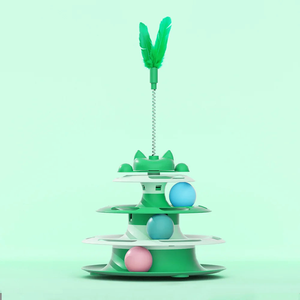 El juego de juguetes Fur Interactive Cat Turntable